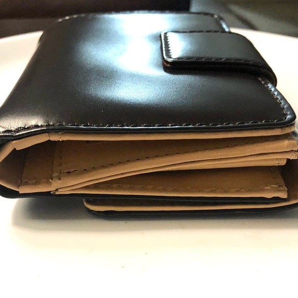 Authentic NWT KATE SPADE Black Leather Lisa Greenwich Avenue Trifold Wallet - Picture 4 of 11